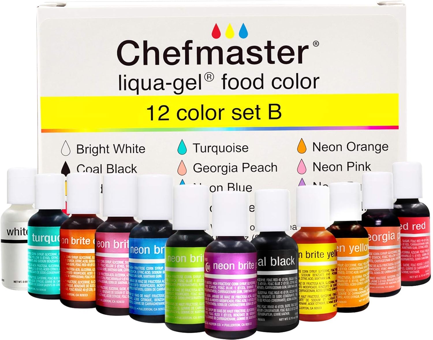 Gel coloring for food