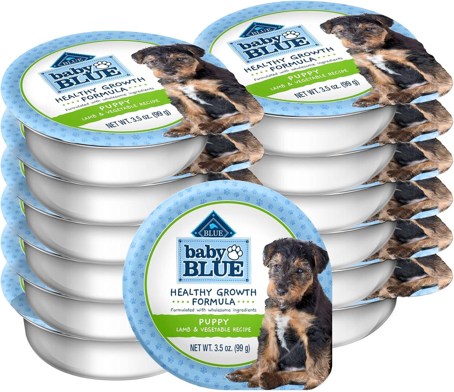Baby blue puppy food