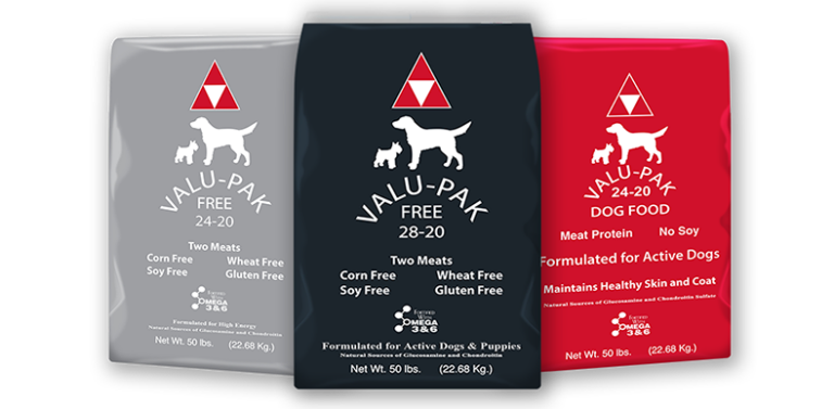 Black bag dog food
