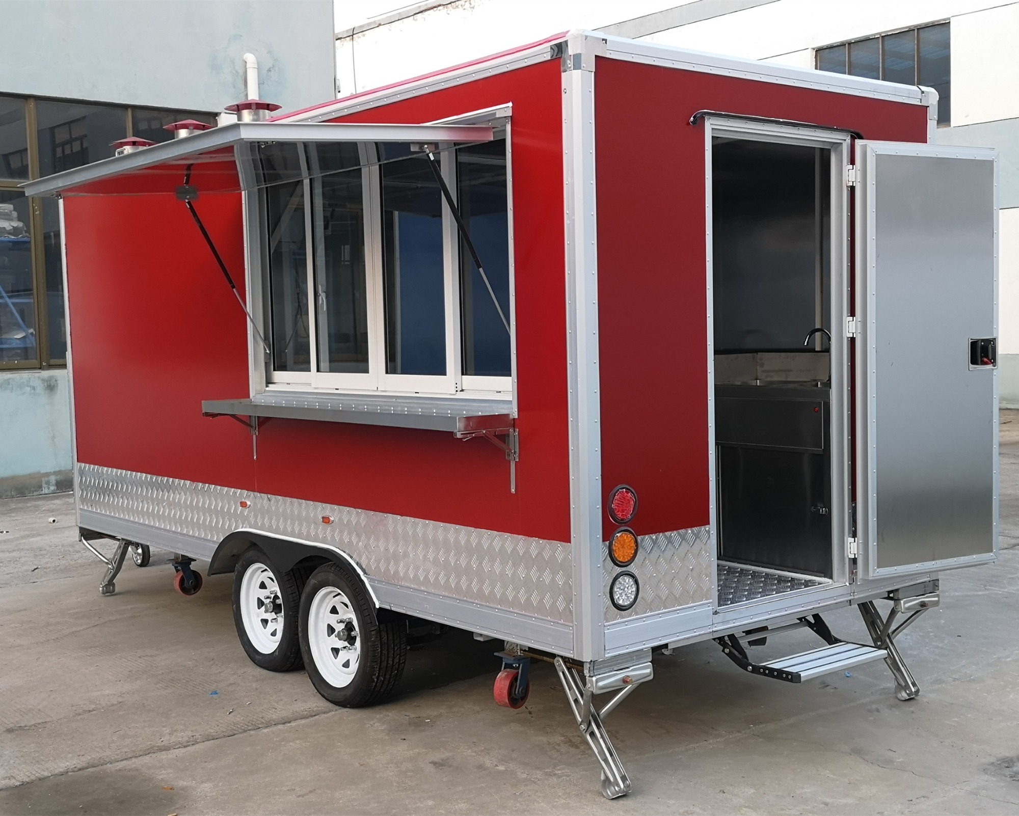 Trailer mini food sale vending order