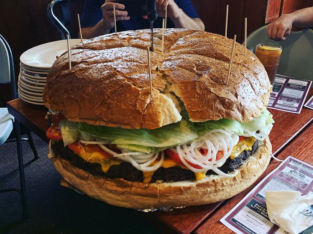 Food eating challenge team joel hansen randy santel georgia