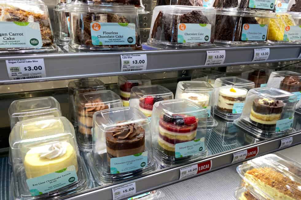 Whole foods vegan cakes